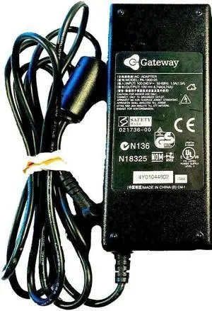 Original 90W Gateway AC Adapter Charger for Laptops M7301 M-7301 M1634U w/o Cord