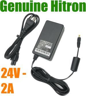 Original Hitron HEG42-240200-7L 24V 2A AC/DC Adapter w/PC