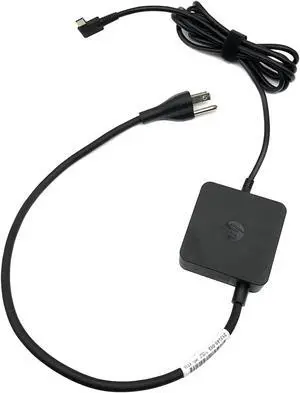 Genuine HP 45W AC Adapter TPN-DA04 USB-C 828622-003 848067-003 15V 3A for EliteBook 640 645 650 655 830 865 G9 1040 G9 Spectre X2 12-A 12T-A Detachable 2 in 1 Notebook PC Charger w/Cord