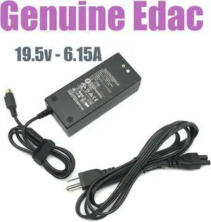Genuine Edac EA11003F-195 Power Adapter Supply Charger 19.5V 6.15A w/P.C