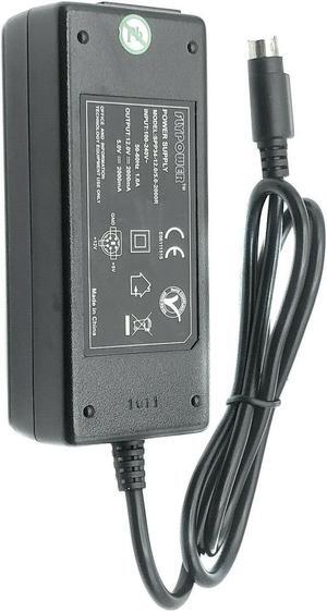 OEM Flypower SPP34-12.0/5.0-2000R Power Supply Adapter 6-Pin DIN 2000mA No Cord
