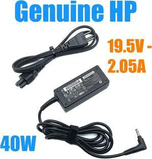 Genuine HP AC Power Adapter HSTNN-CA18 A040R02AL 4.0/1.7mm 19.5V 2.05A w/PC
