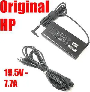 Genuine HP AC DC Power Adapter 150W 775626-003 776620-001 19.5V 7.7A w/Cord OEM