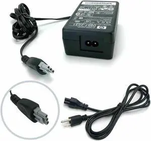 Genuine AC Adapter HP Photosmart All-in-One C4385 Printer Power Supply w/P.Cord