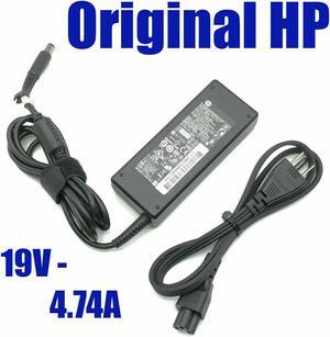 Genuine HP 90W AC Power Adapter for EliteBook Laptop 8560p 8570p w/Cord OEM