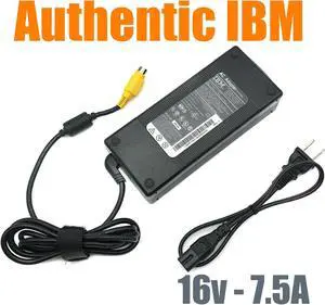 Genuine IBM Lenovo AC Adapter 16V 7.5A 120W 92P1032 PA-1121-07II with PCord OEM
