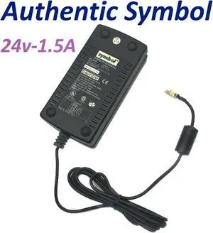 Authentic Symbol 50-24000-024 AC Power Supply Adapter 24V 1.5A 36W OEM w/PC