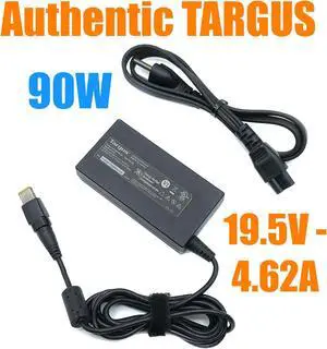 Genuine Targus 90W Universal Wall Power Adapter APA90US APA90 Yellow Tip w/Cord