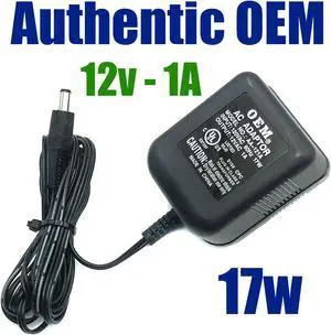 OEM AC Adapter Plug In AA-121A Class 2 Transformer 12VAC 1A
