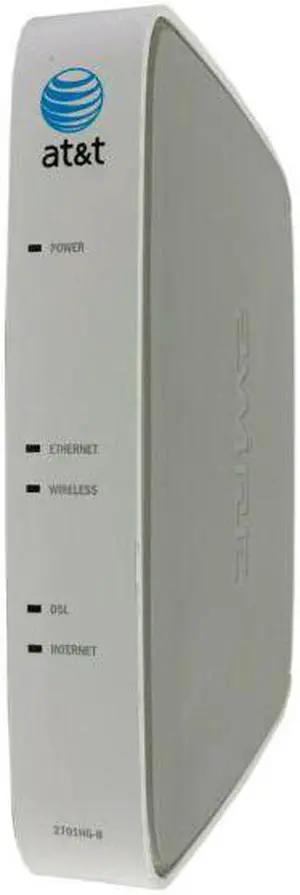 AT&T 2Wire 2701HG-B 54 Mbps 4-Port 10/100 Wireless-G Router