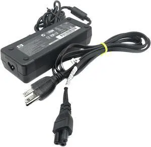 Genuine 120W HP AC Adapter 18.5V 6.5A Series PPP017L P/N 375126-001 for Pavillion ZV6000 Compaq Presario R4000 w/Cord w/Cord OEM