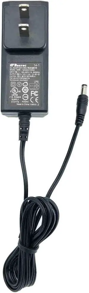 New OEM Bestec Power Supply NA0241WAA 12V 2A 24W AC Adapter 5.0x2.1mm E127778
