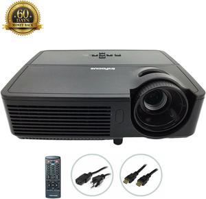 InFocus IN2124 DLP Projector Portable 3200 ANSI Meeting Room 1080p HDMI w/bundle