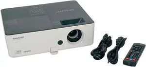 Sharp PG-LX2000 DLP Projector Portable 2800 Lumens Full HD HDMI w/Bundle