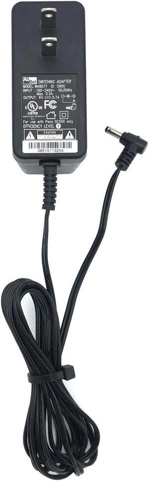 Genuine AcBel WA8077 Switching Power Supply 3.5x1.0mm AC Adapter 6V 0.7A w/Cord