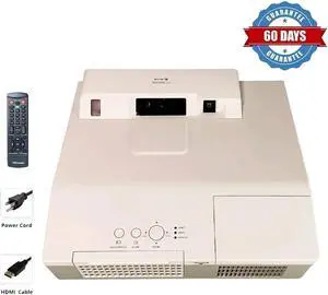 Hitachi CP-TW2505 3LCD Ultra-Short Throw Projector 2700 ANSI for School College FHD HDMI w/Bundle