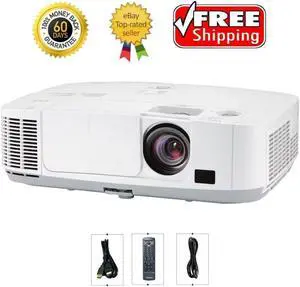 Nec P420X 3LCD Projector 4200 Lumens Conference Room Full HD 1080p HDMI w/bundle
