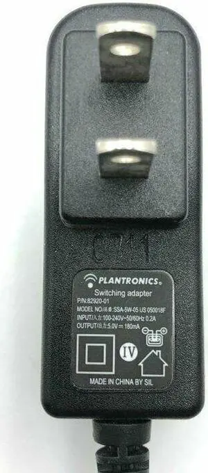 Plantronics A170 Power Supply SSA-5W-05 050018F 5V 180mA  Genuine OEM