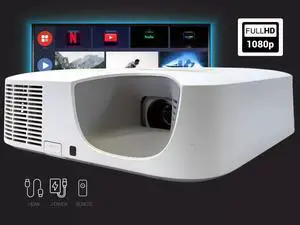 Casio XJ-V10X DLP Projector Laser/LED Hybrid 3300 Lumens Full HD with Accessories Bundle