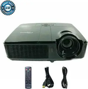 Optoma TX631-3D DLP Projector Portable 3500 ANSI HD 1080p HDMI with Accessories Bundle