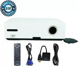 Optoma EX530 DLP Projector 2600 ANSI HDMI-adapter HD 1080i with Accessories Bundle