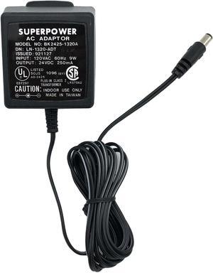 NEW Superpower BK2425-1320A AC Adapter 24V 250mA Plug-in Class 2 Transformer