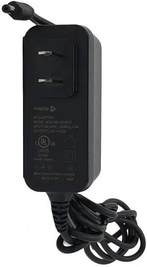 Nixplay S024-1B120200VU 12V 24W Power Adapter w/P. Cord  Genuine