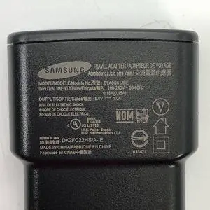 Genuine Samsung ETA0U61JBE 5V 1A USB Wall Charger 5W Genuine Samsung ETA0U61JBE 5V 1A USB Wall Charger 5W