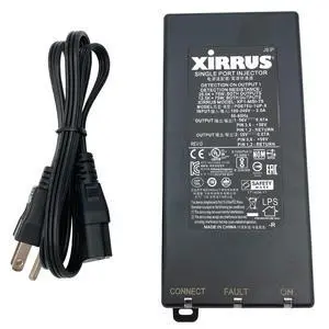 Authentic Xirrus AC Adapter For Xirrus XD4-240 XE5-8 XR-630 XR-620 PoE Injector Authentic Xirrus AC Adapter For Xirrus XD4-240 XE5-8 XR-630 XR-620 PoE Injector