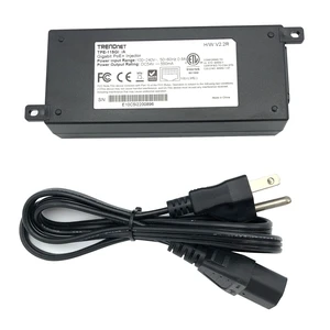 Genuine TRENDnet Gigabit PoE+ Injector TPE-115GI 54V Network Switch Ethernet Genuine TRENDnet Gigabit PoE+ Injector TPE-115GI 54V Network Switch Ethernet