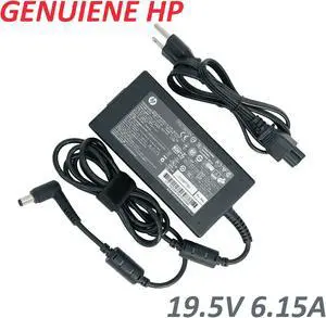 Genuine HP 120W AC DC Adapter 740243-001 PA-1121-62HB 19.5V 6.15A for Pavilion 27se Touch AIO Desktop w/Cord OEM