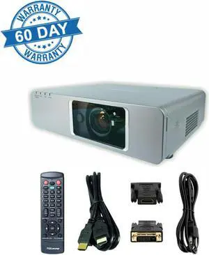 Panasonic PT-FW300U 3LCD Projector Conference Room Series HDMI-adapter 1080p 1280 x 800 HD 3500 ANSI Lumens with Accessories bundle