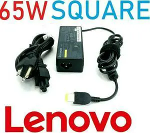 Genuine Lenovo Adapter 20V 3.25A 65W Square tip 45N0480 36200283 45N026 ADLX65NDC3A 45N0253 45N0254 ADP-65FD 54Y8999 SA10J20135  45N0478 45N0259 45N0256 ADLX65NCC2A 45N0495 36200284 w/PC Original OEM
