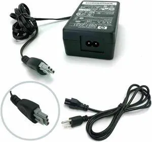 Genuine AC Adapter HP Photosmart All-in-One C4385 Printer Power Supply w/P.Cord
