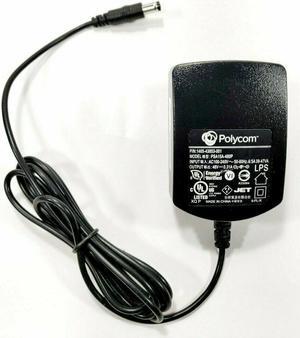 New Polycom PSA15A-480P AC Adapter 48V 0.31A for 310 410 500 600 1500 handset Business Media Phones VOIP VVX500 VVX410 VVX310 400 VVX  OEM Original