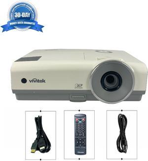 ViviTek D851 DLP Projector 3000 ANSI Lumens HDMI 3D HD 1080i  1024 x 768 with Accessories bundle
