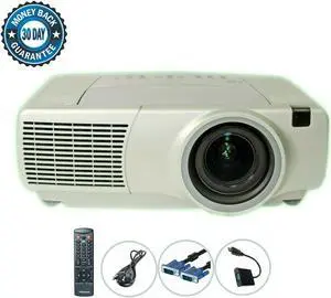 Infocus LP840 3LCD Projector 3500 ANSI HD 1080i 1024 x 768 HDMI-Adapter bundle