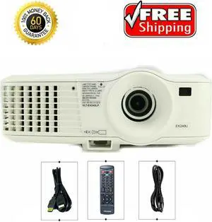 Mitsubishi EX240U DLP Projector 2500 ANSI 3D HD HDMI 1080i 1024 x 768 w/Remote