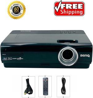 BenQ MP670 DLP Projector 3200 Lumens Full HD 3D HDMI 1080p with Accessories Bundle (Power Cable, HDMI Cable, Remote)