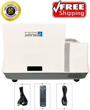 Boxlight P8 WX35NXT DLP Projector UST 3500 ANSI Interactive HDMI w/Accessories