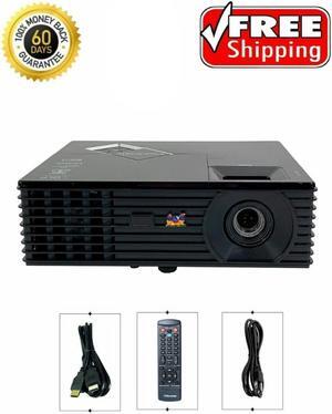 ViewSonic PJD6235 DLP Projector 3000 Lumens HD 1080p XGA Portable 3D-Ready HDMI with Accessories Bundle (Power Cable, HDMI Cable, Remote)
