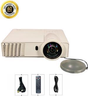 SMART V30 DLP Projector Short Throw 3000 Lumens Office HD Ready HDMI 1080p with Accessories Bundle (Power Cable, HDMI Cable, Remote)