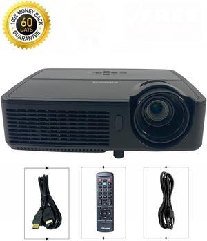 InFocus IN126 DLP Projector Portable 3200 Lumens 3D Ready HD 1080p WXGA HDMI with Accessories Bundle (Power Cable, HDMI Cable, Remote)