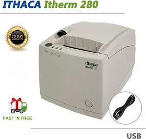 TransAct Ithaca iTherm 280 Thermal POS Receipt Printer USB White 280-UL-1