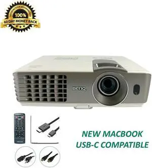 BenQ MX720 DLP Projector 3500 ANSI HD 1080p HDMI Remote TeKswamp