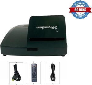Promethean UST-P1 DLP Projector Ultra-short Throw WXGA 1280x800 Widescreen 3300 ANSI Lumens HD 3D HDMI LAN with Accessories Bundle
