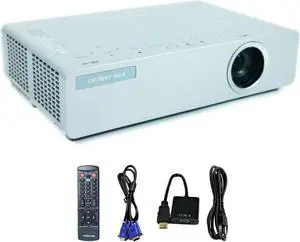 PANASONIC PT-LB90NTU 3LCD Projector 3500 Lumens HD 1080i HDMI Adapter Bundle
