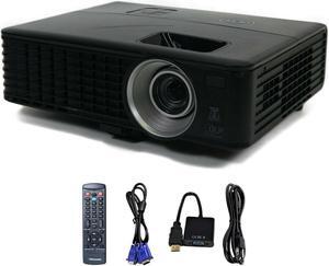 DELL 1430X DLP PROJECTOR 3200 ANSI HD 1080p HDMI ADAPTER w/ BUNDLE