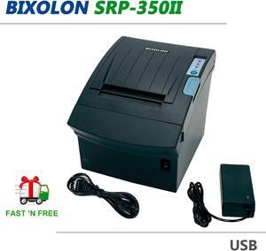 Samsung Bixolon SRP-350II Direct Thermal Receipt POS Printer USB with AC Adapter
