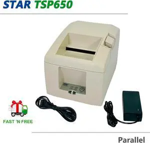 Star TSP650 Direct Thermal POS Receipt Printer Parallel with AC Adapter